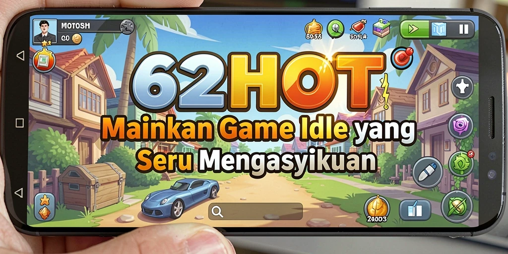 Tampilan gameplay seru dan menarik dari 62HOT sebagai game Idle.