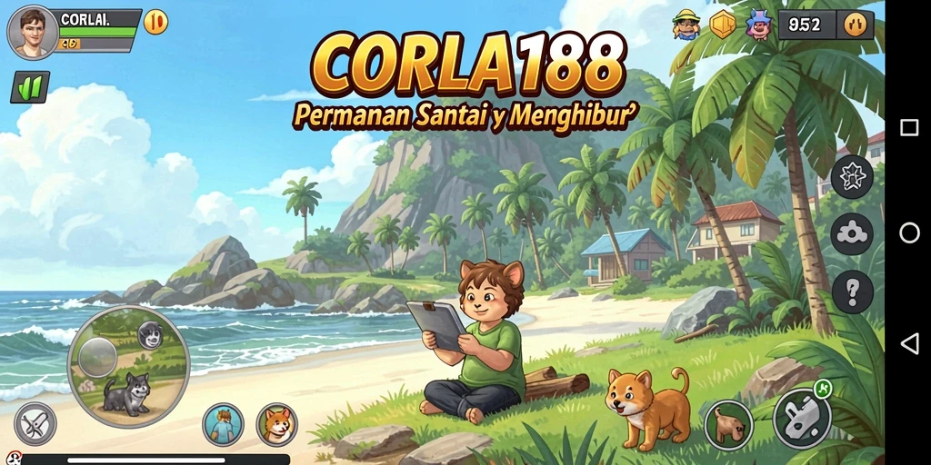 Screenshot gameplay CORLA188 yang colorful dan menghibur.