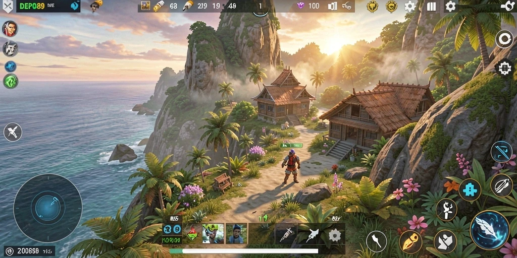 Gameplay menarik DEPO89 dalam dunia terbuka yang luas.