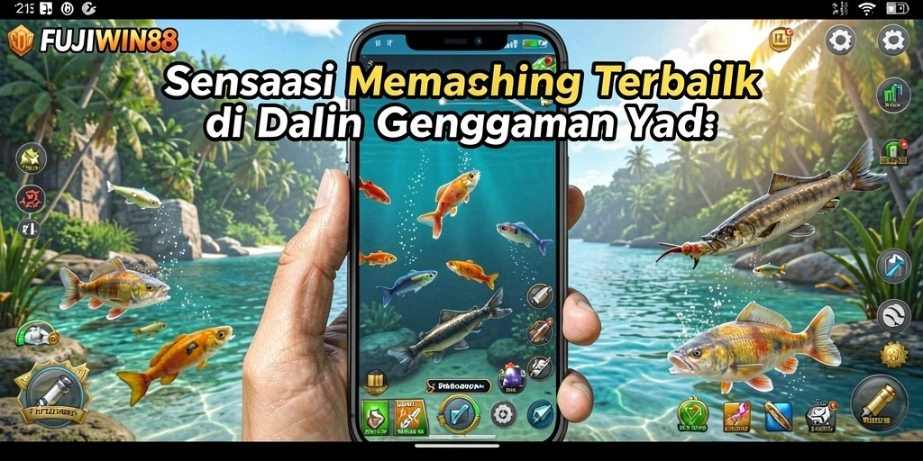 Gameplay Fishing yang mendebarkan dalam FUJIWIN88, nikmati sensasi memancing.