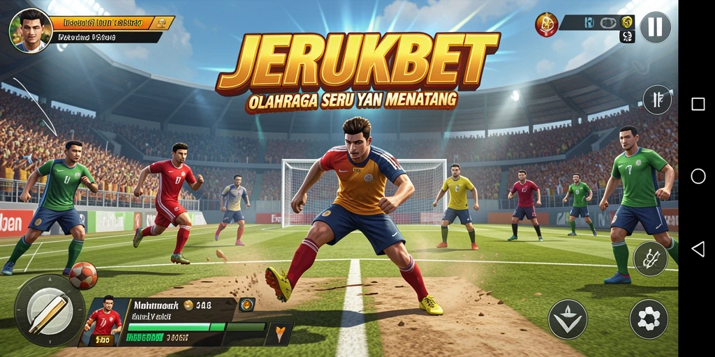 Tampilan gameplay JERUKBET yang penuh aksi dan tantangan.