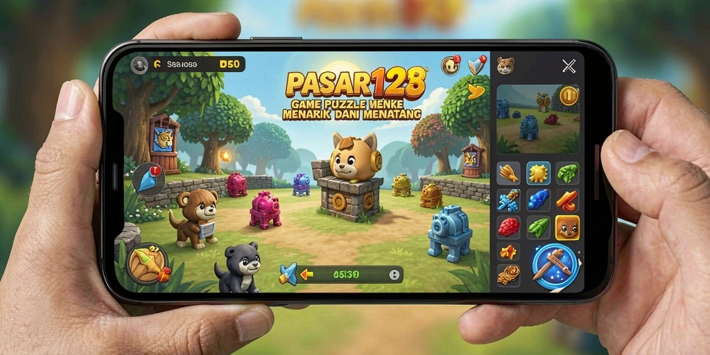 Screenshot gameplay PASAR123 menampilkan tantangan puzzle yang menarik.